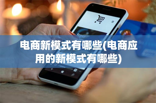 电商新模式有哪些(电商应用的新模式有哪些)