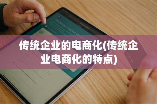 传统企业的电商化(传统企业电商化的特点)