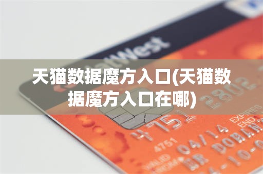 天猫数据魔方入口(天猫数据魔方入口在哪)