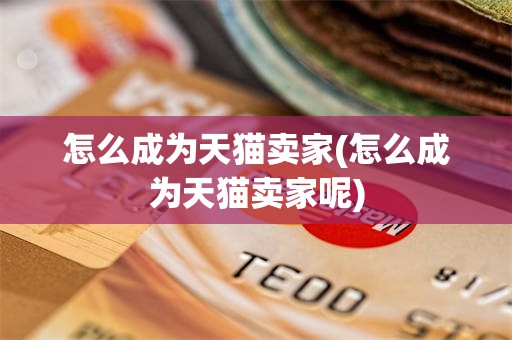 怎么成为天猫卖家(怎么成为天猫卖家呢)