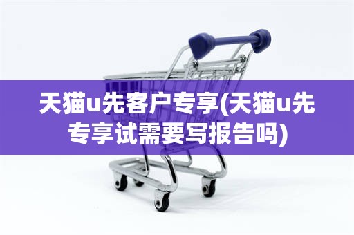 天猫u先客户专享(天猫u先专享试需要写报告吗)