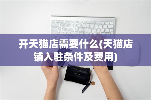 开天猫店需要什么(天猫店铺入驻条件及费用)