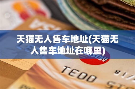 天猫无人售车地址(天猫无人售车地址在哪里)