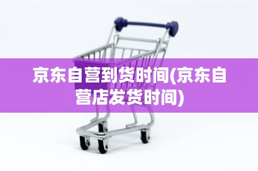 京东自营到货时间(京东自营店发货时间)