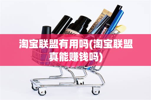 淘宝联盟有用吗(淘宝联盟真能赚钱吗)