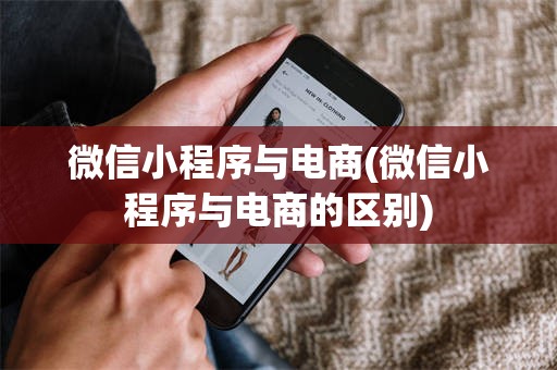 微信小程序与电商(微信小程序与电商的区别)