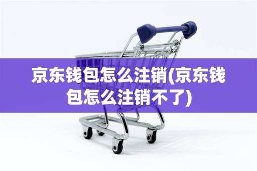 京东钱包怎么注销(京东钱包怎么注销不了)