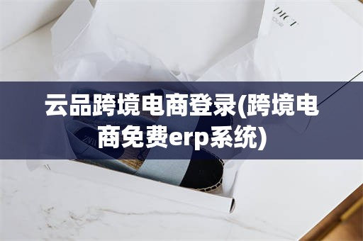 云品跨境电商登录(跨境电商免费erp系统)