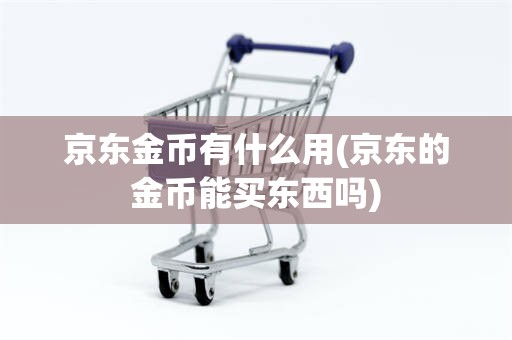 京东金币有什么用(京东的金币能买东西吗)
