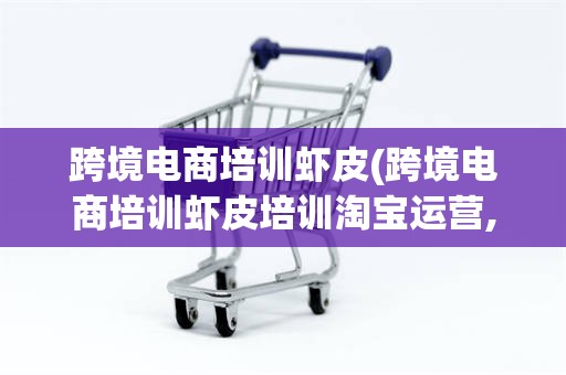 跨境电商培训虾皮(跨境电商培训虾皮培训淘宝运营,手把手教学会为止)