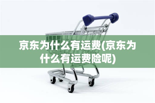 京东为什么有运费(京东为什么有运费险呢)