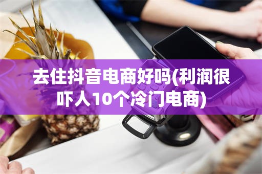去住抖音电商好吗(利润很吓人10个冷门电商)